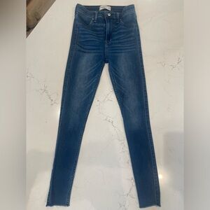 Abercrombie & Fitch... The Jean Leggings High Rise Dark Blue Skinny Jeans